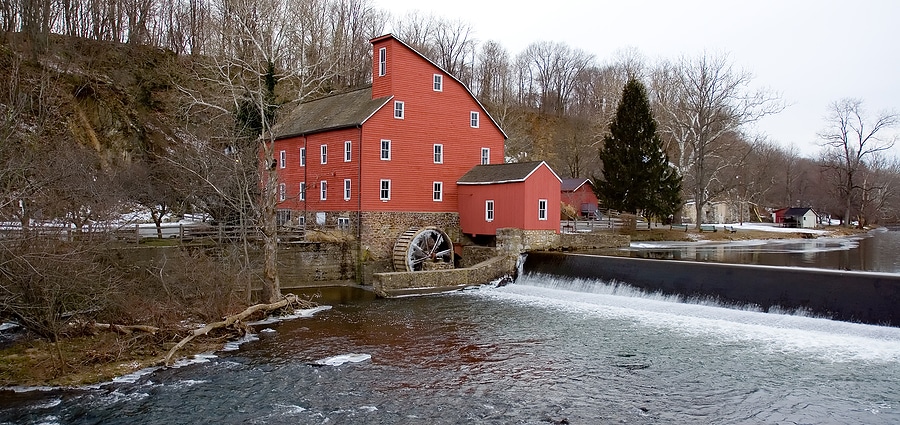 The Red Mill in Hunterdon County, NJ